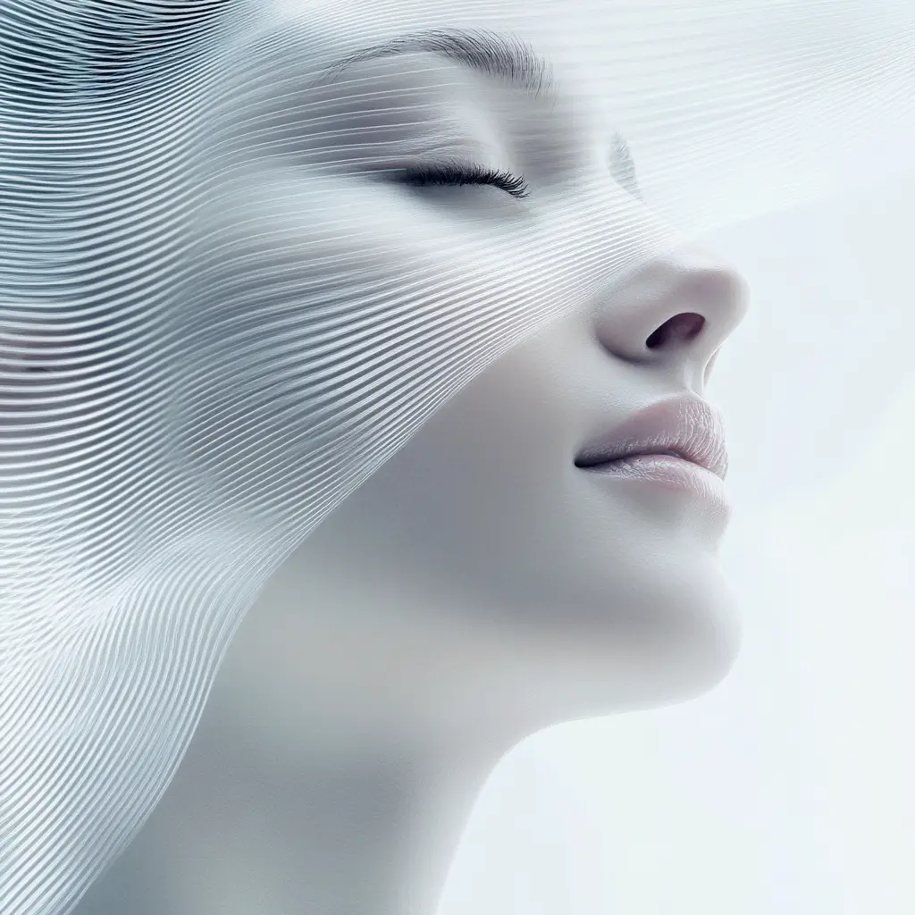 Image d'un visage féminin avec une peau lisse et éclatante, symbolisant l'efficacité du nettoyage en profondeur et du rajeunissement de la peau grâce au Zeitgard Pro de LR Health & Beauty, disponible sur sainaloe