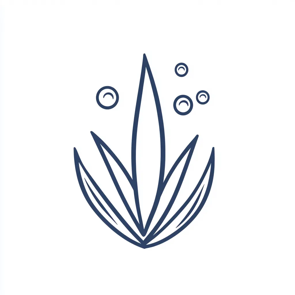 Illustration d'une plante d'Aloe Vera symbolisant l'hydratation intense et ses bienfaits sur la peau, sainaloe.com