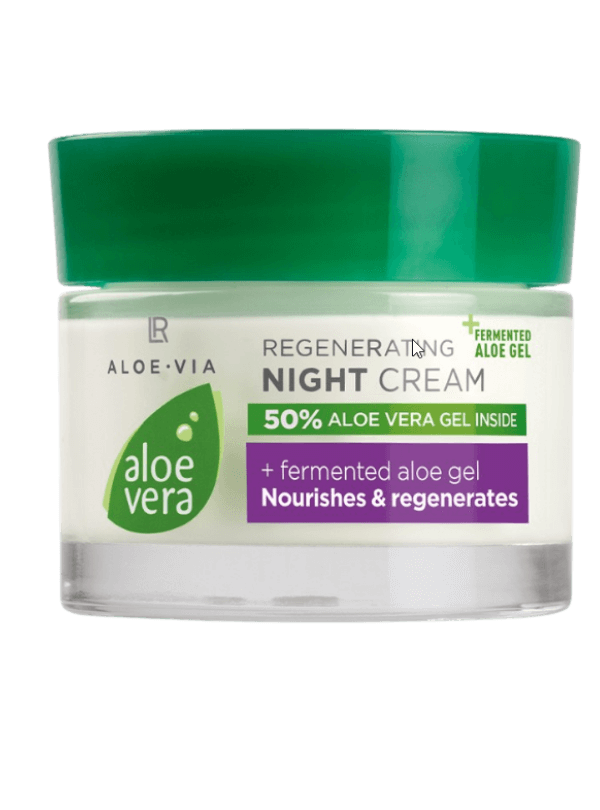 Aloe vera fermenté : crème de nuit LR régénérante, confort et réparation pendant le sommeil