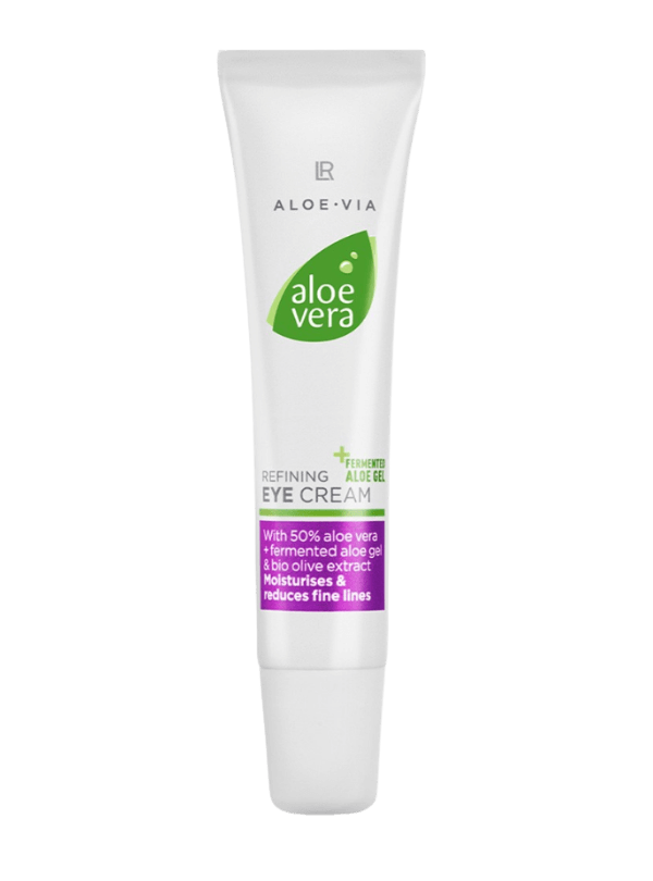 Aloe vera fermenté : soin contour des yeux LR, lissage et effet anti-fatigue du regard.